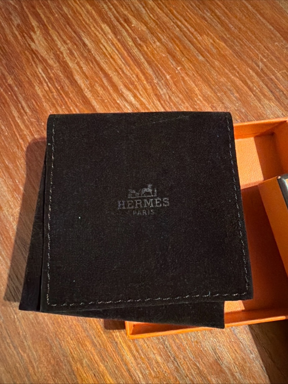 Hermes Paris 2 Bracelet Boxes Empty 3.5”Square With Pouches Ribbon Small Booklet - Picture 4 of 10